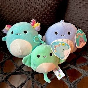 Squishmallows bundle sea animals NWT